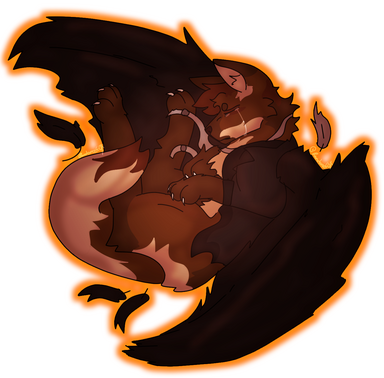 Crowley as a maned wolf